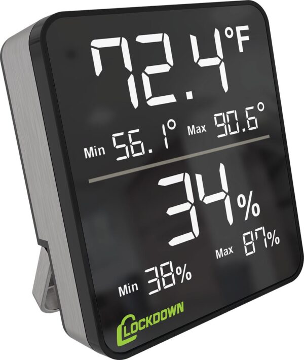 Lockdown Digital Hygrometer