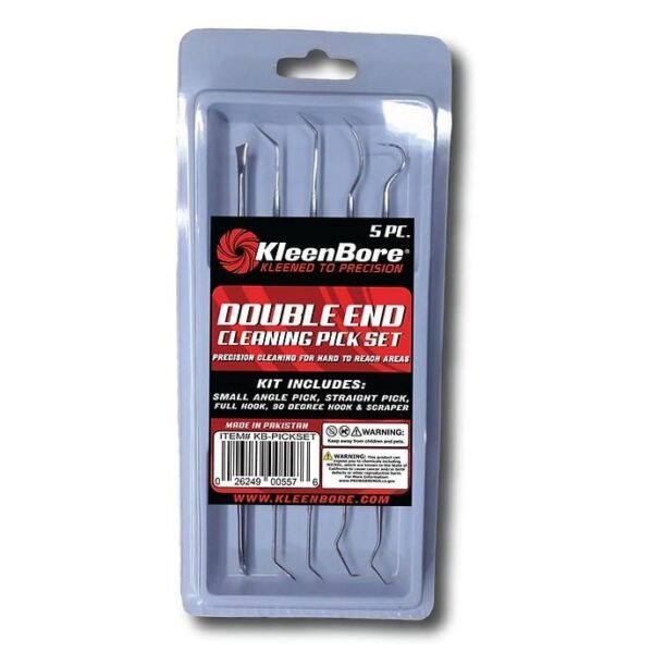 KleenBore Stainless Steel Gun Pick Set 5/ct