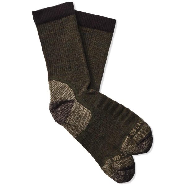 LaCrosse Lightweight Copper Socks Crew Olive M