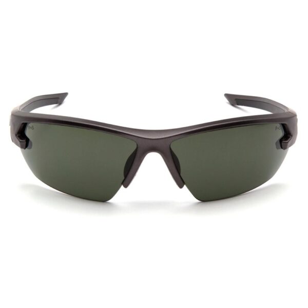 Pyramex Venture Gear Semtex 2.0 Shooting Glasses Gun Metal Frame with Forest Grey Anti-Fog Lens