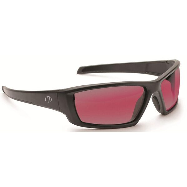 Walker's IKON Carbine Shooting Glasses Black with Rose Lens