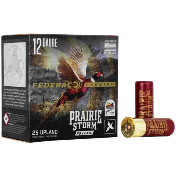 Federal Prairie Storm FS Lead Shotshells 12 ga 2-3/4" 1-1/4oz #4 25/ct