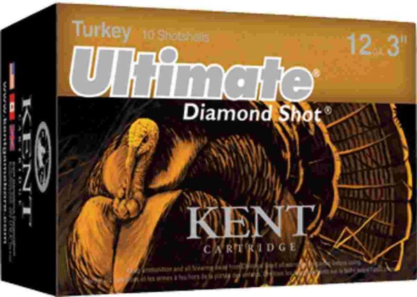 Kent Ultimate Diamond Shot Turkey 20 ga 3" MAX 1 1/4 oz #4 130 fps - 10/box