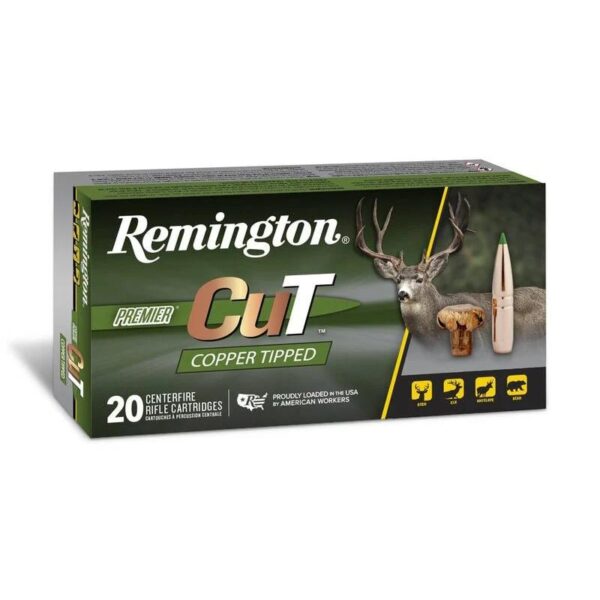 Remington Premier Cut Copper Tipped Rifle Ammunition 7mm Rem Mag 150gr PT 3050 fps 20/ct