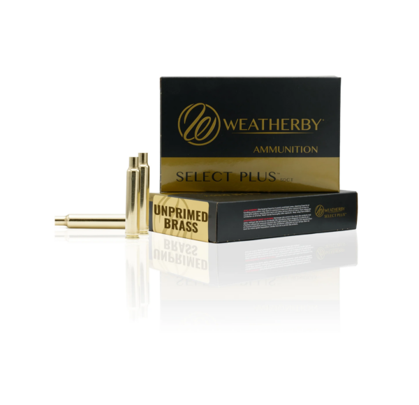 Weatherby Unprimed Brass Rifle Cartridge Cases 28 NOSLER 50/ct