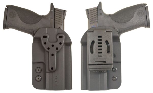 CompTac QB OWB Kydex Holster- Modular Fit-Size 1-Black