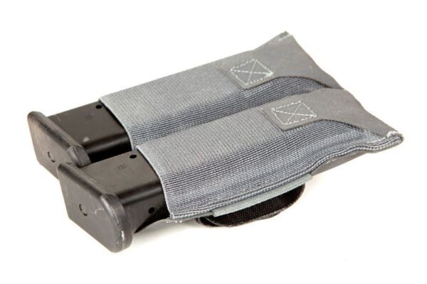 Blue Force Gear-Belt Mounted Ten-Speed® Double Pistol Mag Pouch - Wolf Gray