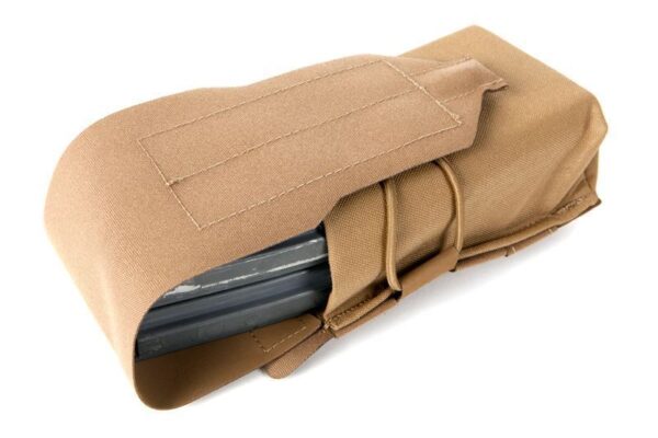 Blue Force Gear-Double M4 Mag Pouch - Classic style with flap - Coyote Brown - Image 2