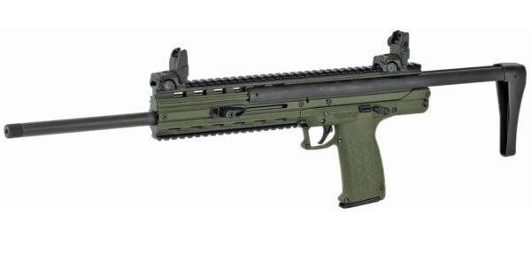 CMR-30 .22 WMR Semi Auto Rifle 16" Barrel 30 Rounds Collapsible Stock Matte Green Finish - Image 3