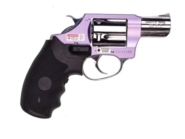 Charter Arms - CHIC LADY .38 Special 2" 5rd Laser Grip Laser HammerLavender/Hi-Polish - Image 2