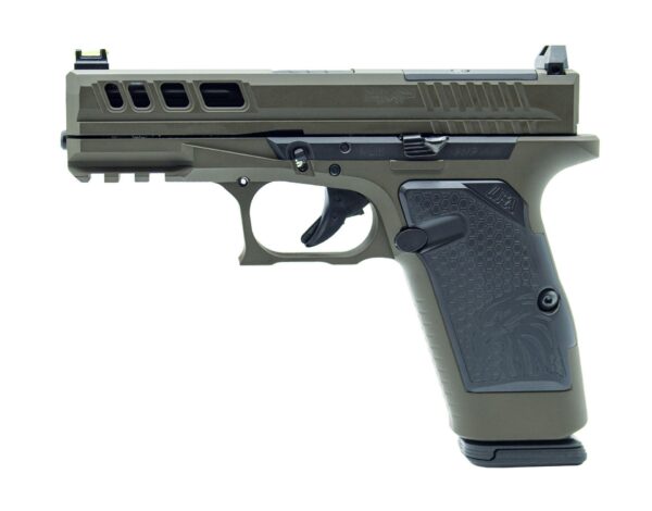 LFA LF AMPX Pistol G19X Frame 9mm 3.9 in. Barrel 17Rd OD green - Image 2