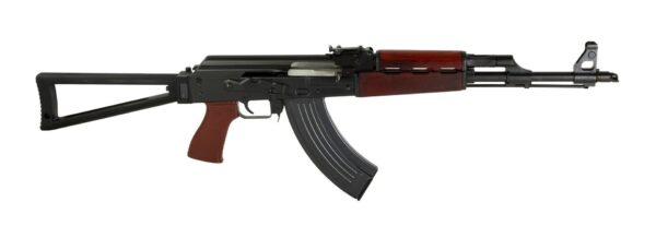 Zastava ZPAPM70 Semi-Auto 7.62x39mm AK47 Rifle Blood Red Handguard Triangle Folding Stock - Image 3