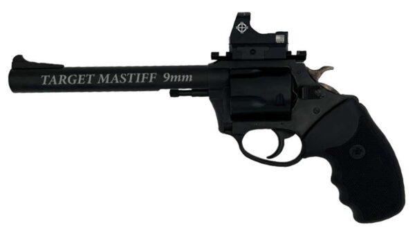 CHARTER ARMS TARGET MASTIFF HGR 9MM 6" BBL BLACK PIC RAIL SIGHTMARK MICRO OPTIC 5/RD