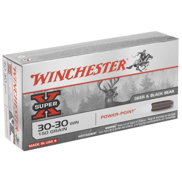 WINCHESTER SUPER X RIFLE AMO 30-30 WIN 150GR POWER POINT 20RD (10 BOX CASE)