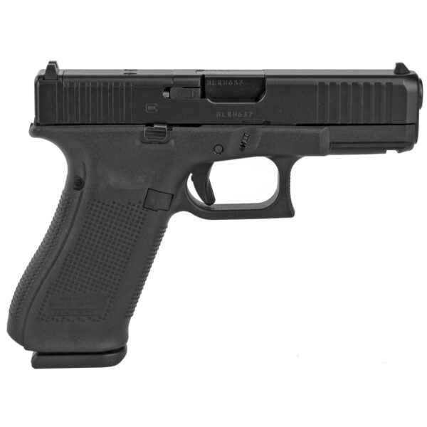 GLOCK 45 G45 MOS GEN 5 HGA 9MM 4.0 IN BBL FS BLACK 3 10RD MAGS 5 LB TRIGGER FRONT SERRATIONS