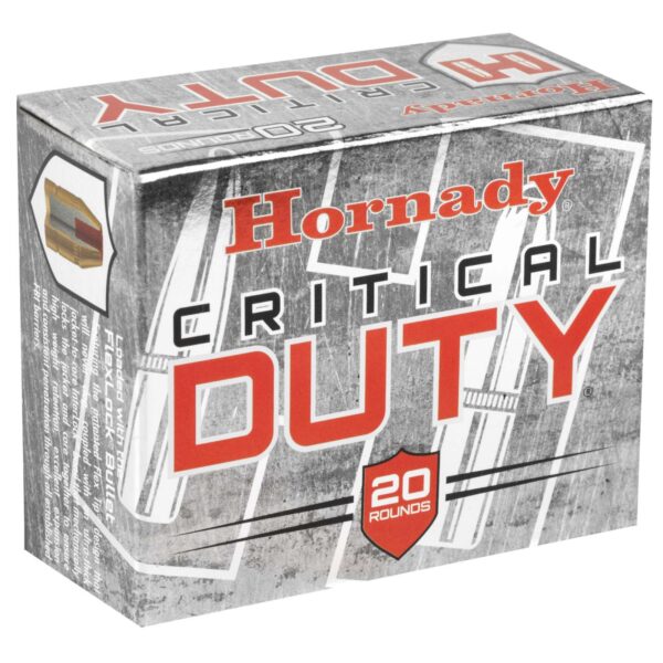 HORNADY CRITICAL DUTY AMO 357 SIG 135GR FLEXLOCK DUTY 20RD (10 BOX CASE)