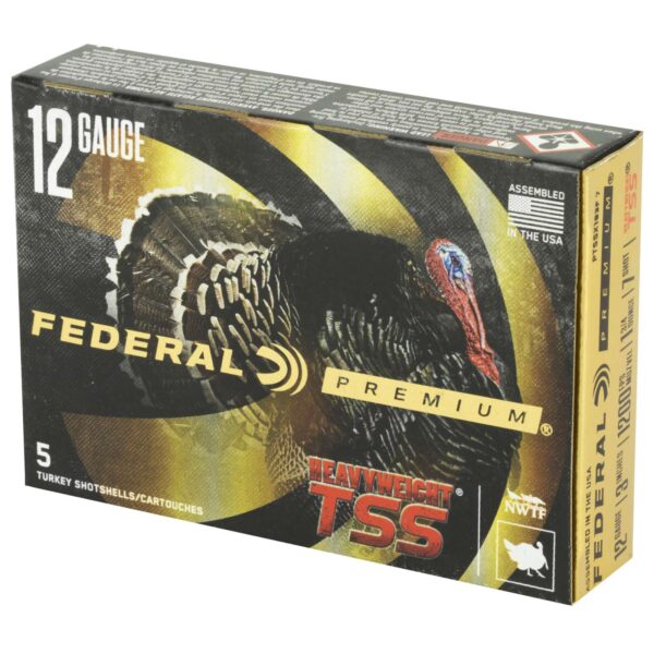 FEDERAL PREMIUM TURKEY HEAVYWEIGHT TSS AMO 12GA #7 3" 1.75 OZ 5RD BOX (10 BOX CASE) - Image 2