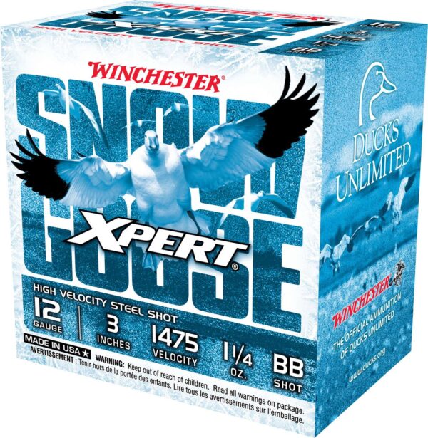 WINCHESTER EXPERT SNOW GOOSE STEEL 12GA 3" 1 1/4OZ BB 25RD (10 BOX CASE)