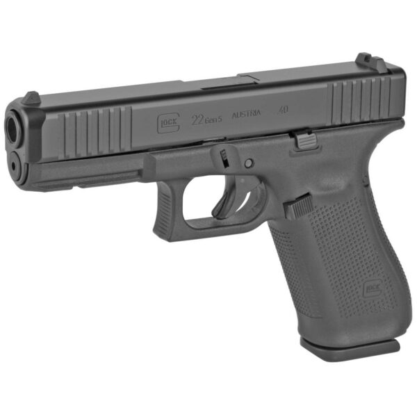 GLOCK 22 G22 GEN 5 HGA 40 S&W 4.0 IN BBL FS 5.5LB 3 15RD MAG FRONT SERRATIONS - Image 2