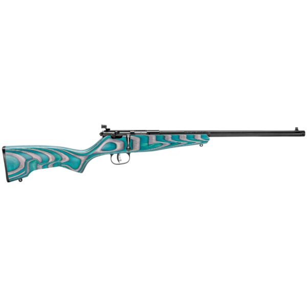 SAVAGE RASCAL MINIMALIST RIS 22SLLR 16 1/8" BBL TEAL/GRAY  MINIMALIST STOCK YOUTH ACCUTRIGGER