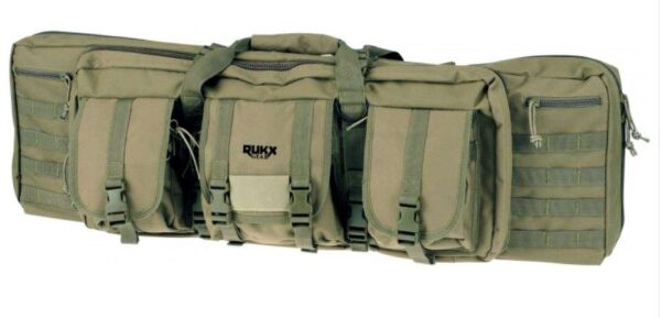 RUKX GEAR 36" TACTICAL DOUBLE GUN CASE GREEN (6/CASE)