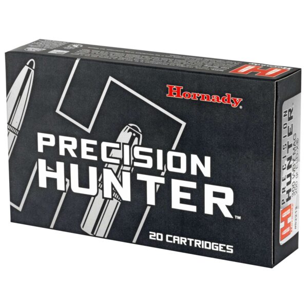 HORNADY PRECISION HUNTER AMO 300 WEATHERBY MAG 200GR ELD-X 20RD (10 BOX CASE) - Image 2