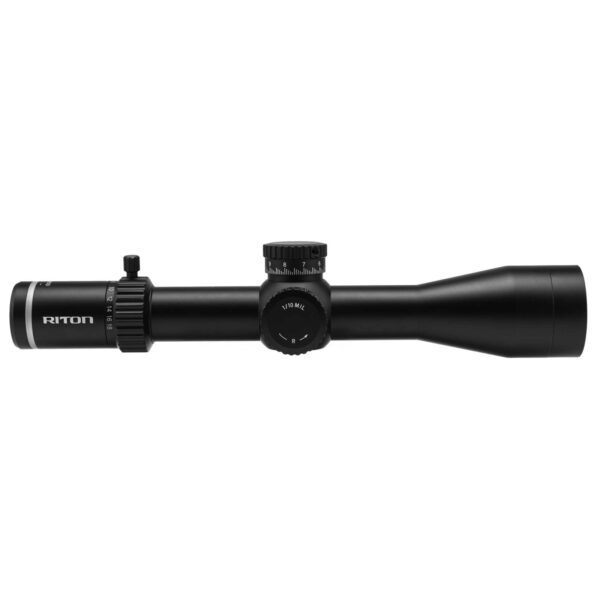 RITON 7 CONQUER 3-18X50 ILLUMINATED PSR MRAD RETICLE SCOPE FFP 34MM TUBE MATTE W THROW LEVER