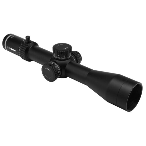 RITON 7 CONQUER 3-18X50 ILLUMINATED PSR MRAD RETICLE SCOPE FFP 34MM TUBE MATTE W THROW LEVER - Image 2