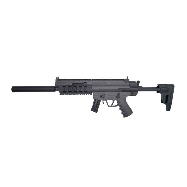 ATI GSG-16 Carbine - Gray | .22LR | 16.25" Barrel | 10rd | Faux Suppressor | M-LOK Handguard