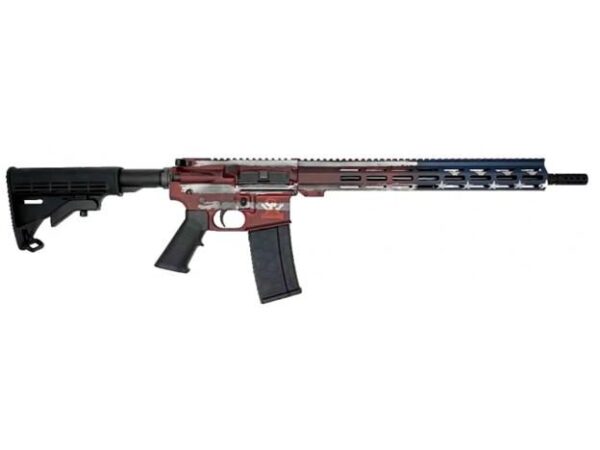 GLFA AR-15 Rifle .223 Wylde 30rd Magazine 16" Barrel Barrel Worn American Flag Frame