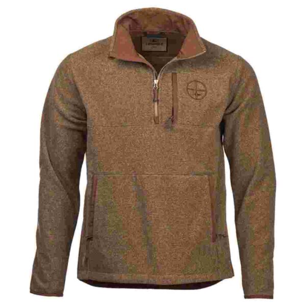 Leupold Make Ready 1/4 Zip Fleece Jacket Bone Brown M