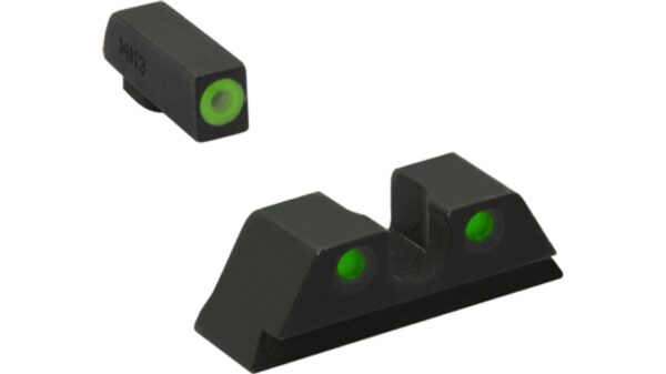 Meprolight ML40110 Hyper-Bright Green Ring Front/Green Rear Sights for Sig Sauer P-Frames