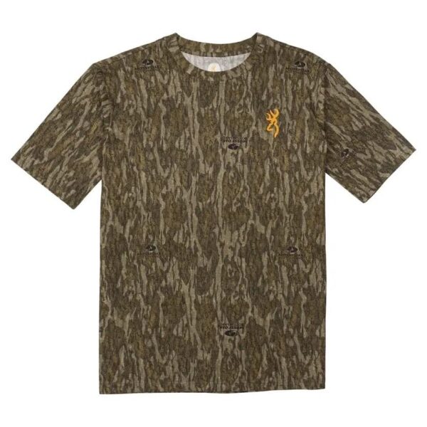 Browning Wasatch Short Sleeve T-Shirt Mossy Oak Bottomland S