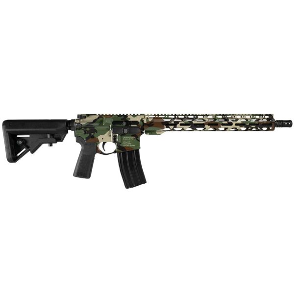 Radical Firearms "Woodland Camo" Mil-Spec NATO Rifle 5.56mm 30rd Magazine(30) 16" Barrel Adjustable Stock