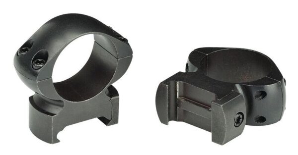 Weaver 2-Piece Grand Slam Steel Top Mount Scope Rings 30mm Low - Matte Black