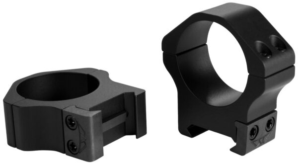 Warne 2-Piece Maxima Horizontal Fixed Scope Rings 1" PA Low - Matte Black