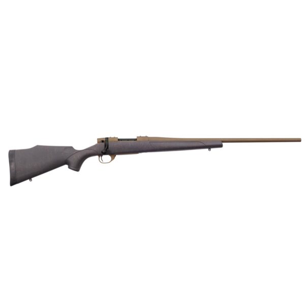 Weatherby Vanguard Weatherguard Bronze 6.5 Creedmoor Rifle 4rd Magazine 24" Barrel Black with Bronze Webbing