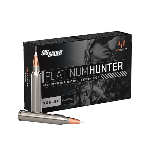 Sig Sauer Platinum Hunter Accubond Rifle Ammunition .300 Win Mag 180gr PT 3000 fps 20/ct