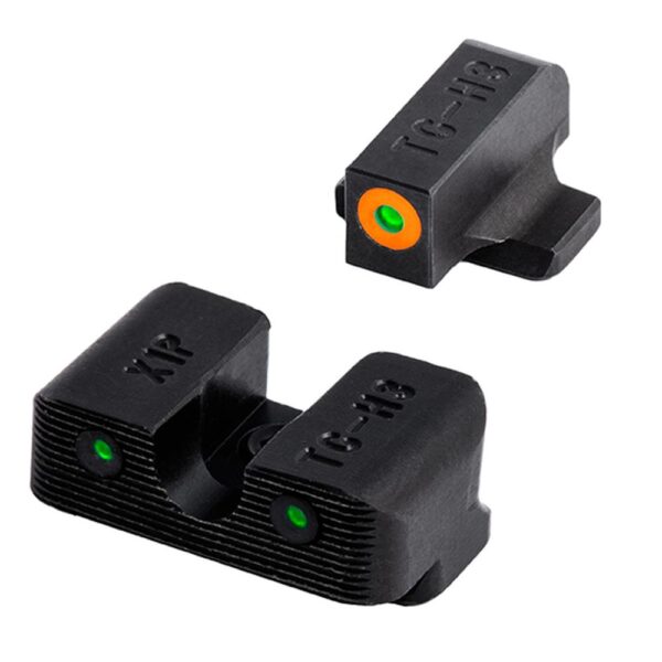 Truglo Tritium PRO Glock 17 19 22 23 24 26 27 33 34 35 3 & 39 MOS LOW Set Orange