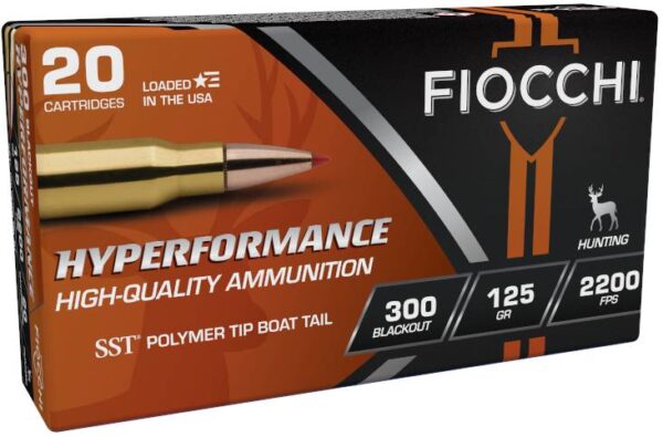 FIOCCHI AMO 300 BLACKOUT 125GR SST 25-RD ( 20 BOXES PER CASE )