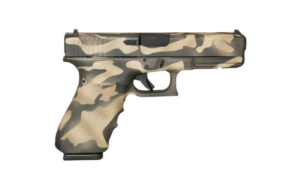 GLOCK 20 G20 GEN 4 HGA 10MM AUTO 4.6 IN BBL FS 5LB 3 15RD MAGS CERAKOTE SANDSTORM CAMO FRAME/SLIDE