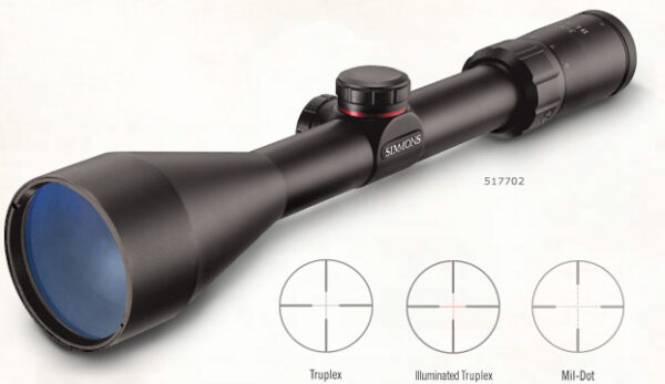 SIMMONS PRO HUNTER RIFLE SCOPE 6-18X50  BLACK TRUPLEX RETICLE ( BOX )