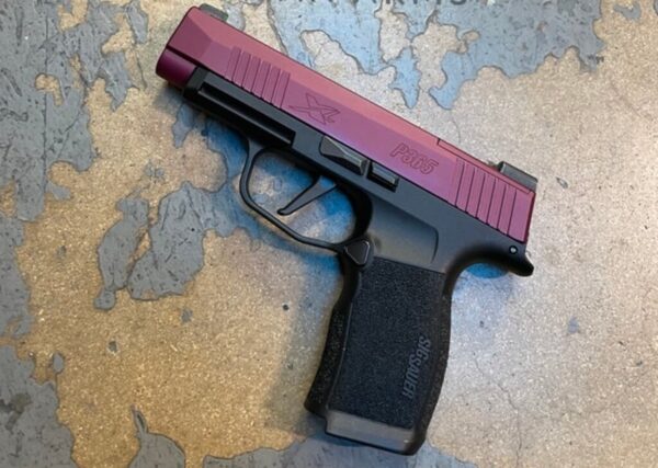 SIG SAUER P365-380 HGA 380 AUTO 3.1IN BBL SF  XR3 POLY BLK 2 10RD MAGS CERAKOTE WILD CHERRY SLIDE