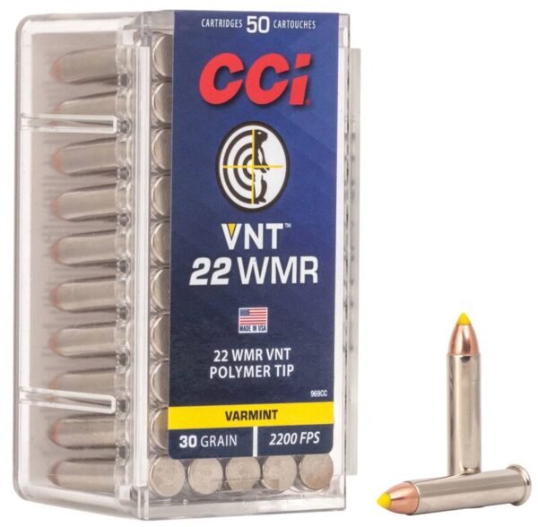 CCI RIMFIRE AMO 22 WMR 30GR VNT 50RD (40 BOXES PER CASE)