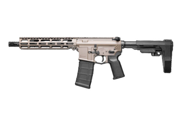 VKTR VK1P HGA  5.56 NATO 10.5IN BBL 9.85IN HG OR FDE 1 30RD MAG SBA3 BRACE MAGPUL GRIP