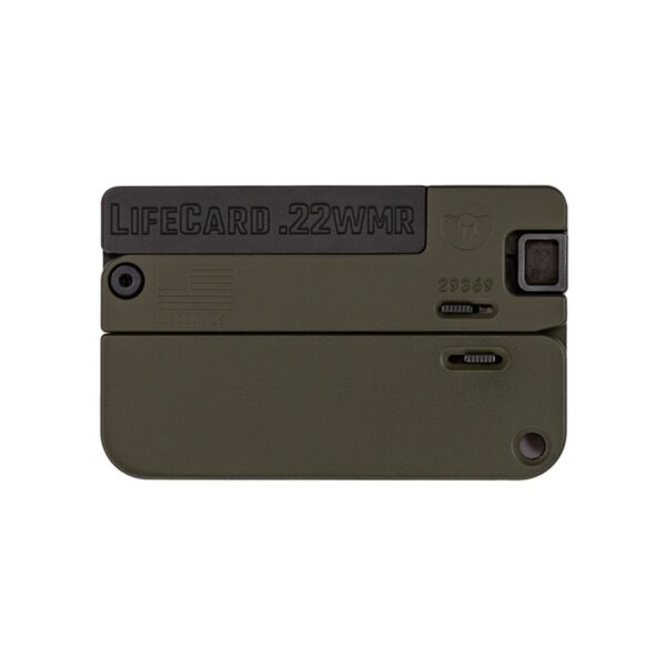 TRAILBLAZER FIREARMS LIFECARD 22MAG BLACK/OD GREEN