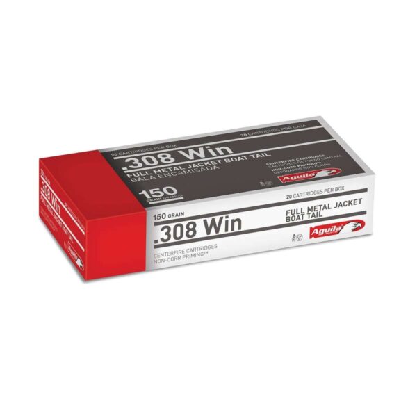 AGUILA AMO 308 WIN 150GR FMJBT 20RD (25 BOXES PER CASE) - Image 4