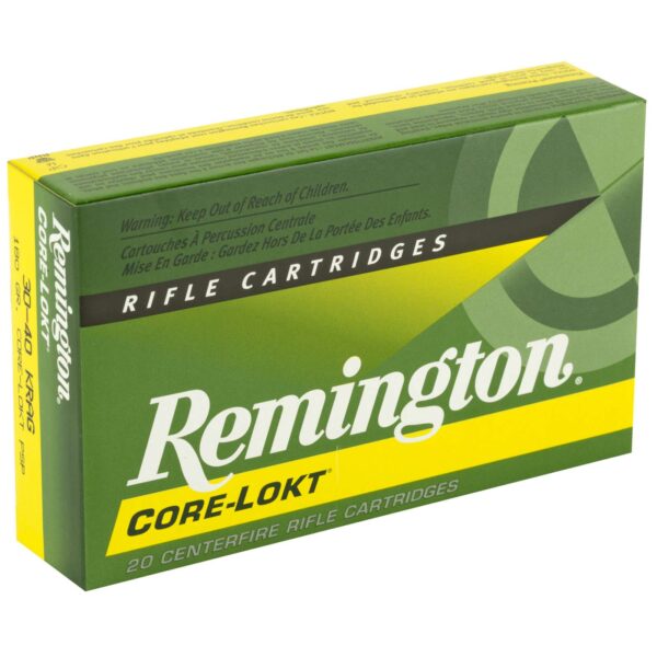 REMIMGTON CORE-LOKT  AMO 30-40 KG 180GR PSP 20RD (10 BOX CASE) 28345