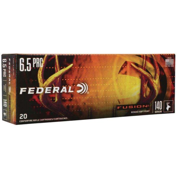 FEDERAL FUSION RIFLE AMO 6.5 PRC 140GR SP 20RD (10 BOX CASE)