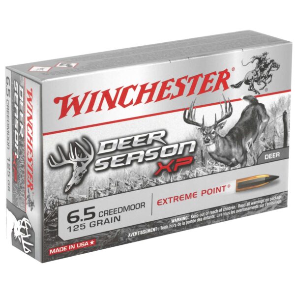 WINCHESTER DEER SEASON XP RIFLE AMO 6.5 CREEDMOOR 125GR EXTREME POINT 20RD (10 BOX CASE)